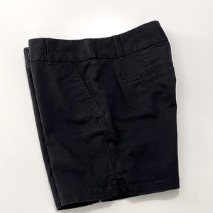Loft Black Riviera 6” Shorts Size 4